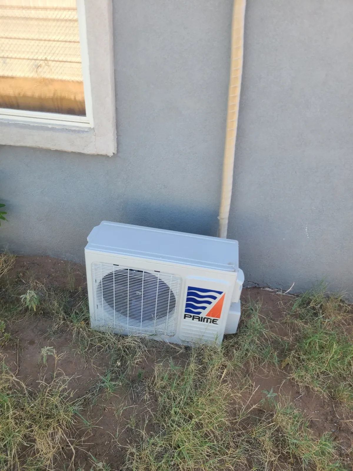 Mini-split outdoor HVAC condenser unit — Pearland HVAC repair